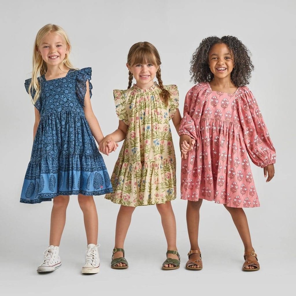 Pink‎ Chicken Harper Dress Leafy Floral Size 5Y New With Tags